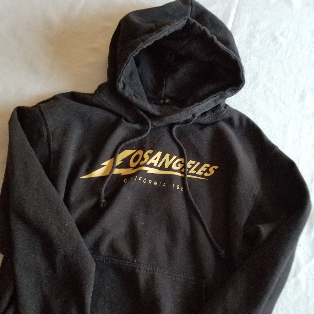 Los Angeles Black Hoodie L